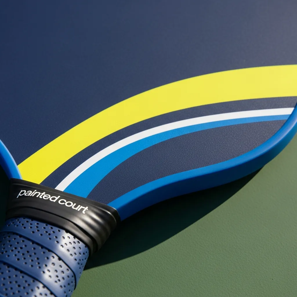 Pickleball court — vignette